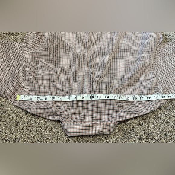 🔴⚪ Dockers Men's Checkered Long Sleeve Button-Down Shirt - White & Red 🔴⚪ - Picture 6 of 11